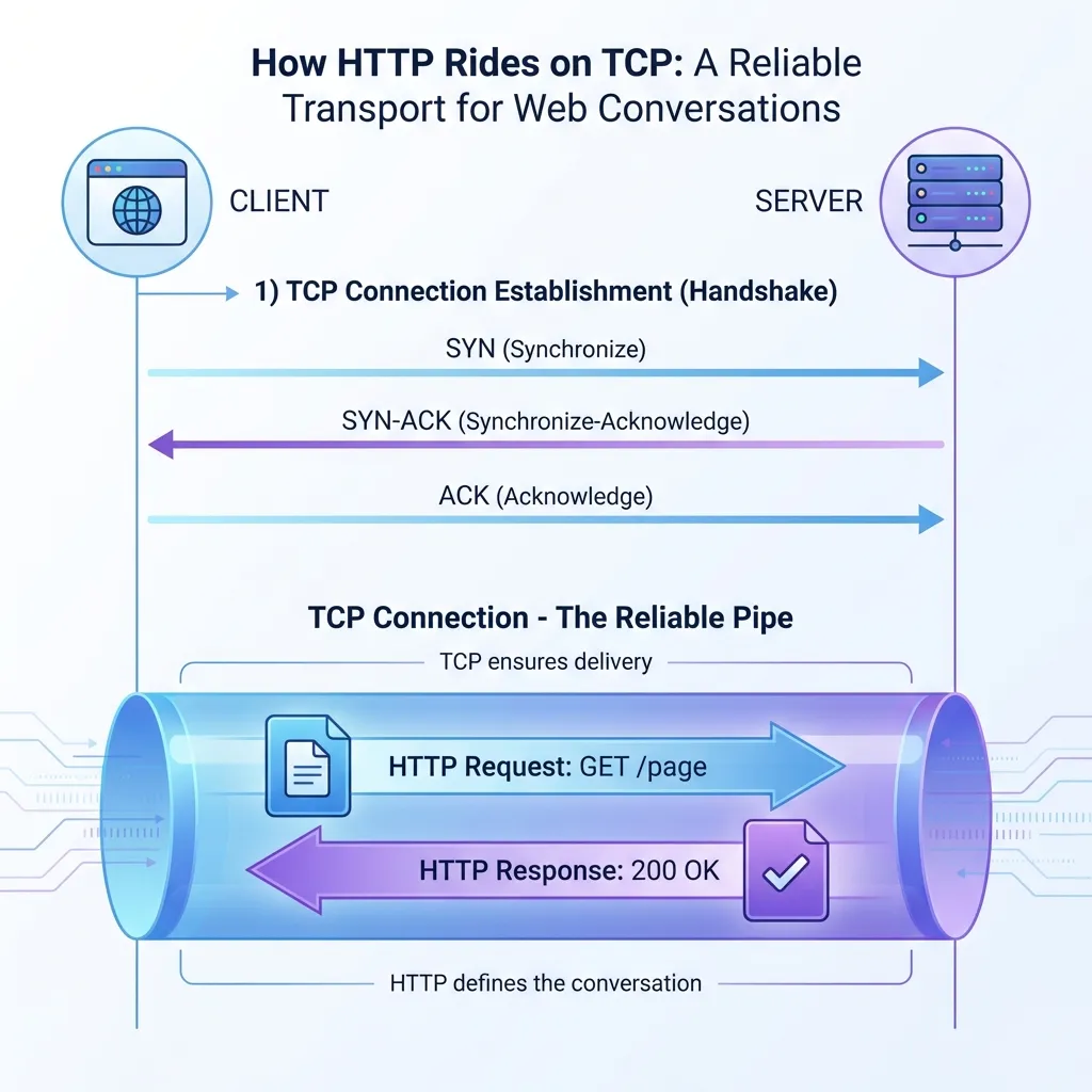 HTTP Request Flowing Over TCP