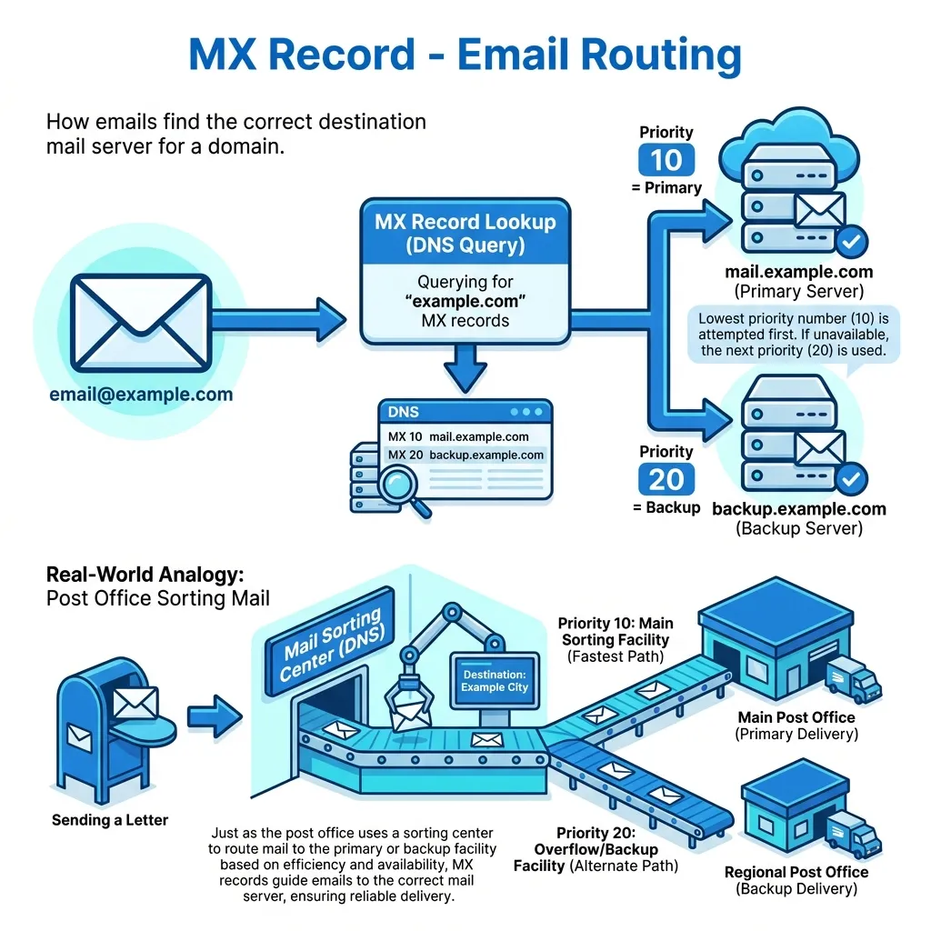 MX Record - Email Routing