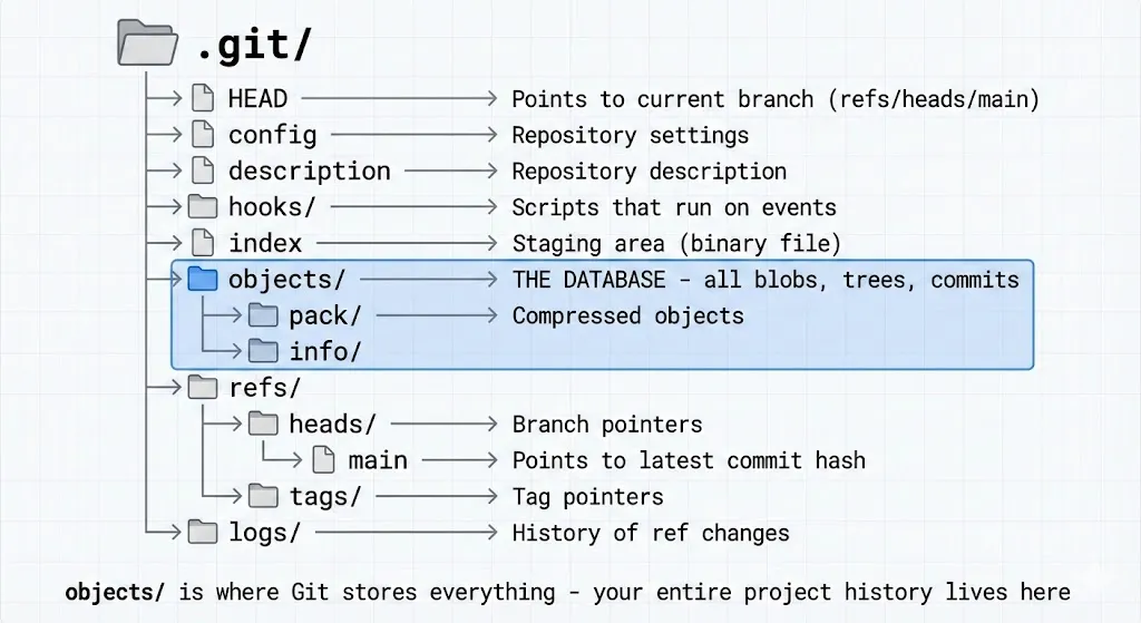 Structure of the .git folder