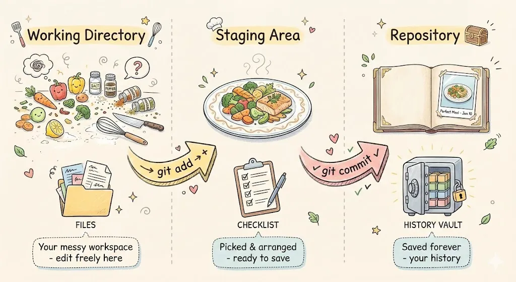 Git Workflow - Kitchen Analogy